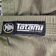 Tatami BJJ Gi Jacket Kids M4 Medium Green Checkmat Valencia Jiu Jitsu Kimono