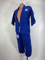Gameness Air Brazilian Jiu Jitsu Gi Blue Top & Bottom MMA Size 1 Royal Art Texas