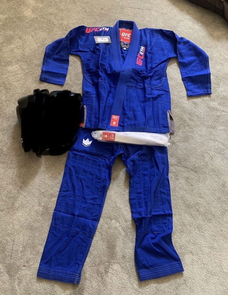 KINGZ Kimonos UFC Gym BJJ Gi Black M3 Official UFC Gym Kids 11-12 Years