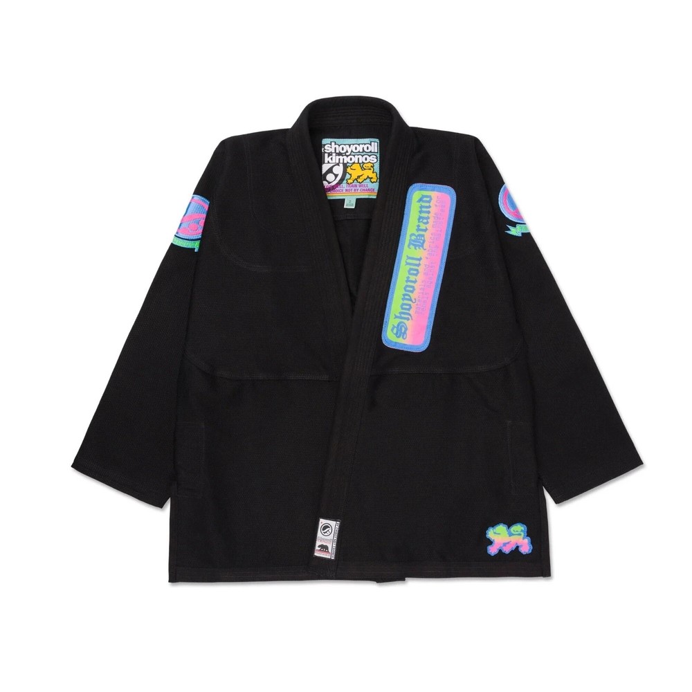 New Shoyoroll Batch #149: Retro Gradient Black BJJ Gi Uniform 450 GSM