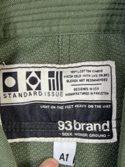 93brand Gi Jacket Kimono Top A1 Medium Olive Green Mens 100% Cotton Jiu Jitsu
