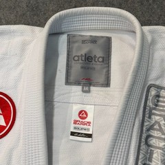 Gracie Barra Equipe Jiu-Jitsu White Atleta Competition Kimono Adult Size 4 A4