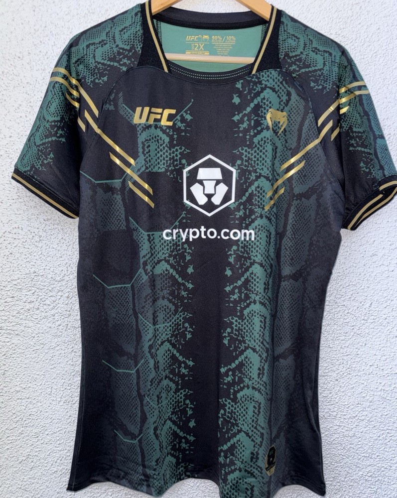 UFC Venum Adrenaline Authentic Fight Night Walkout Emerald Jersey 2X NWT MSRP