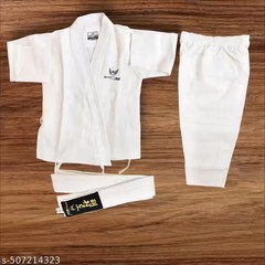 Youth & Kids Karate Uniform-Traditional White Training Gi with Belt | Durable
