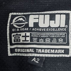 FUJI Kimono Gi Adult Size A2 Black Martial Arts Jiu Jitsu Top