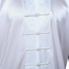 Traditional Long Sleeve Tai Chi Outfit – Unisex Korean Silk Martial Arts Wear