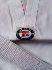 Size 4 Costume UTC Martial Arts Karate United TaeKwonDo Center Uniform White
