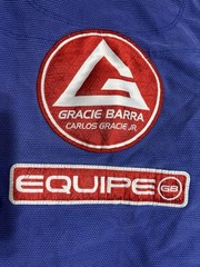 Gracie Barra Atleta A3 Blue Brazilian Jiu Jitsu BJJ Gi Kimono Pants Set EUC