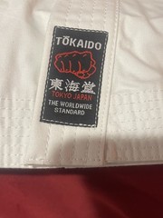 Tokaido Karate Master Gi-10oz Japanese Cut Label Tokaido Fist Sz 4.5- Up To 5’10