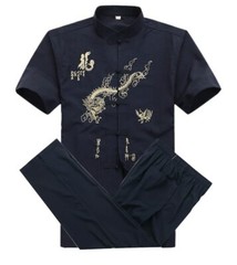 M-3XL 2pcs Traditional Chinese Style Clothes – Wu Shu / Kung Fu Uniform For Men