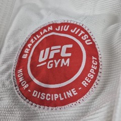 UFC GYM Gi Set Size A1 White Premium Edition Brazilian Jiu Jitsu BJJ Jacket Pant