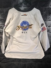 Mooto Taekwondo Uniform Top White Black Collar Martial Arts Dobok Jacket