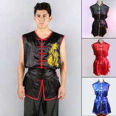 Sleeveless Kung Fu Taichi Uniform Martial Arts Suit Changquan Nanquan Outfit Hot