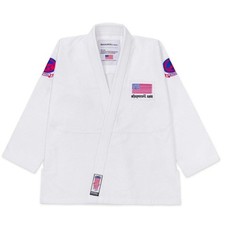 Shoyoroll- WHITE Jiu Jitsu Uniform Batch #151: 24 Americana Kimono BJJ 450 GSM