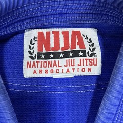 NJJA A3 National Jiu Jitsu BJJ MMA Blue Uniform Top Only No Belt