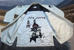 Brazilian Jiu Jitsu Neutral Grounds A2 Kimono Long Beach Gi Helio Gracie White