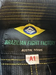 Black BJJ Gi A1 Yellow Stitch Checkmat Fight Factory Rodrigo Cabral Kimono Top