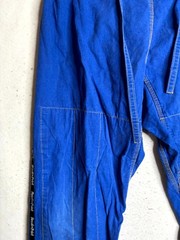 Break Point Brazilian Jiu-Jitsu Gi Pants Men’s 38 Blue Embroidered Drawstring