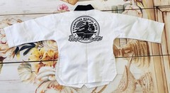 Dynamic Taekwondo Uniform Set Size 0/140 w/4 Belts 2 Headbands CMA TKD