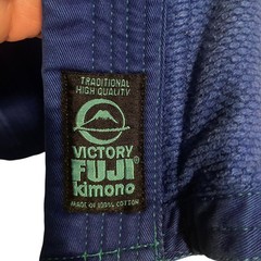 Fuji Kimono Gi Youth Kids Girls Victory Jiu Jitsu Blue Top only WC2 Martial Arts