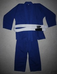 Kids BJJ GI, Youth Jiu Jitsu Uniform Size M3 Navy Blue NWOT