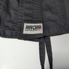 Vintage Macho Brand Karate 2 PC Gi Large Tiger & Other Patches Youth SZ O/140