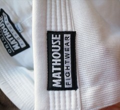 Mathouse Heritage BJJ Gi White Size A2L Brazilian Jiu Jitsu Kimono Long