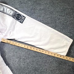 OnTheMat Jiu-Jitsu A2 Jacket Mens White Cotton Martial Art GI Uniform Training