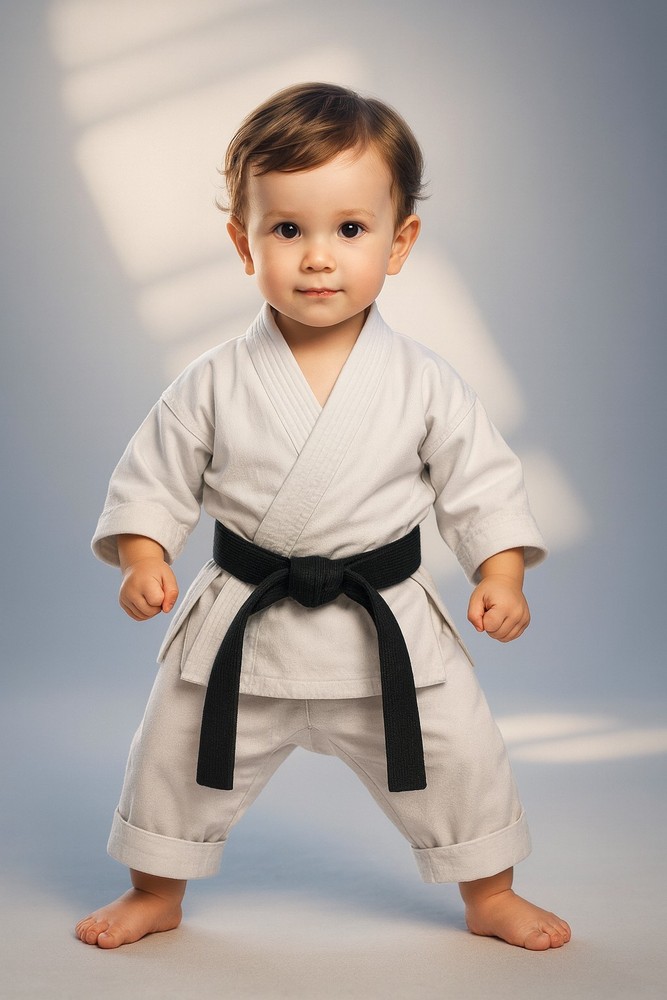 ProForce® Classic Karate Uniform (Elastic Drawstring w/Free Belt) 5 oz. 60/40 Bl