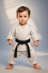 ProForce® Classic Karate Uniform (Elastic Drawstring w/Free Belt) 5 oz. 60/40 Bl