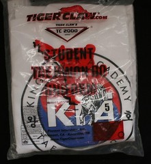Tiger Claw TC 2000 Series Student Tae Kwon Do Uniform Adult 5 White NEW NIP 3pc