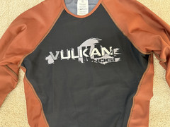 2 Vulkan Jiu Jitsu Flight Wear Tops Shirts – Size Small & US 8