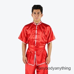 Men Women Kung Fu Tai Chi Uniform Martial Arts Wushu Suit Sleeveless Outfit 4XL