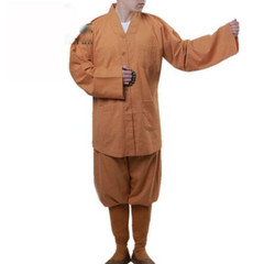 Shaolin Buddhist Tai Chi Sets Monk Meditation Kung Fu Temple Uniform Cotton Suit
