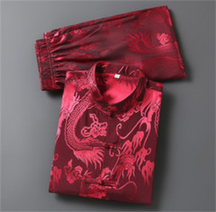 NEW Silk Blend Tang Suit Tai Chi Uniform Kung Fu Martial Arts Wing Chun Clothes