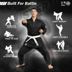 Professional Double Stitch Strong Quality Training Student Karate Gi,Middlewe…