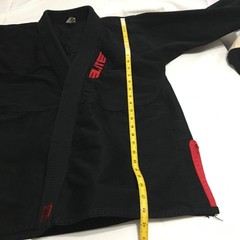 Elite Sports BJJ Gi Top and Pants Size A3 Black Set Brazilian Jiu Jitsu Judo MM