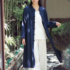 Womens Tai Chi Coat Chinese Tang Suit Tops Martial Arts Kung Fu Uniform Vintage