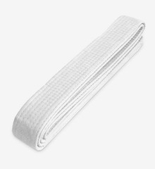 Power Gear White Belt Martial Arts Uniform Karate Taekwondo Judo 220 cm X 4 cm