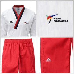 Adidas Female Adi Club Taekwondo Poomsae Uniform Gi Dobok TKD WT KTA Approved