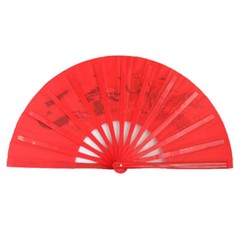 China Wu shu Kung fu Tai chi Dance Exercise fan dragon & phoenix 5Color optional
