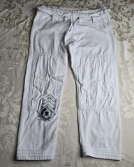 Hayabusa Pants Mens A1 White Jiu Jitsu Grappling MMA Fight