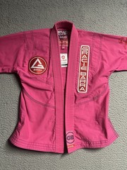 Gracie Barra Equipe GB Edition Lite Kimono Brazilian Jiu-Jitsu Gi PINK Youth Y3