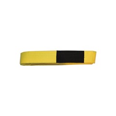 Youth Brazilian Jiu Jitsu Belt Kid BJJ Yellow Belt Size XL 100% Handmade