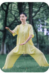 Kun Master Summer Kung Fu Dress Martial Art Uniform Tai Chi Clothes Wushu
