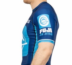 Fuji MMA BJJ Jiu Jitsu ShortSleeve Short Sleeve LS Rashguard – Blue
