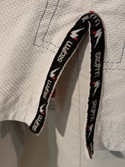 STORM Set White Gi BJJ Top Bottom Kimono Size A2