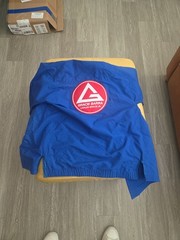 Gracie Barra Wear Jiu Jitsu Blue Ripstop Long Sleeve Kimono Top Youth Size Y6