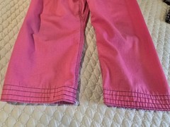 Gracie Barra Equipe Kimono Pants Brazilian Jiu-Jitsu Gi PINK Youth Y2