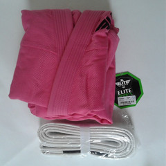 Elite Sports Women’s Size F4 Technical Fightwear Jui Jitsu Gi Uniform Pink